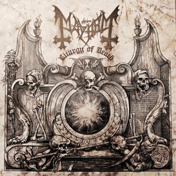 Mayhem – Liturgy of Death (Deluxe/Clear/Black Marbled Vinyl/Clear/Black Marbled 7INCH) 🇺🇸