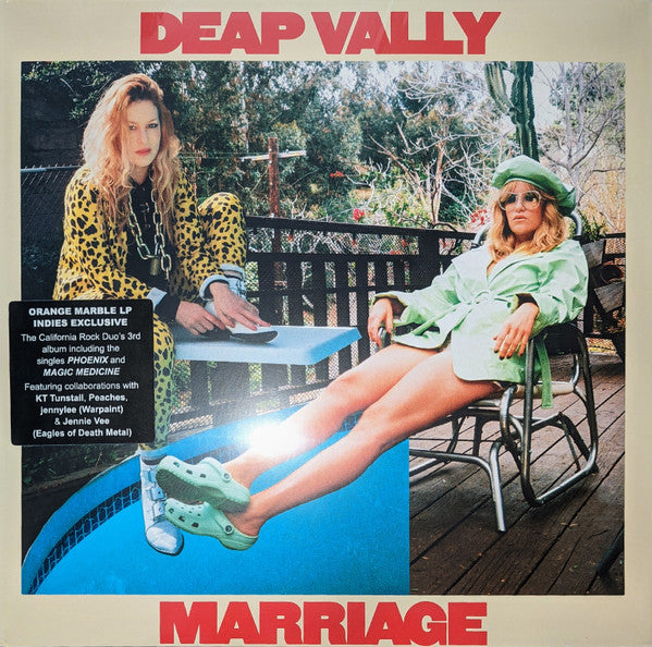 Deap Vally – Marriage (Orange Marble Vinyl/140G) (I) 🇺🇸