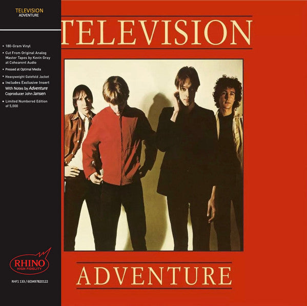 Television – Adventure (Elektra 75) (Hi-fi) (I) 🇺🇸