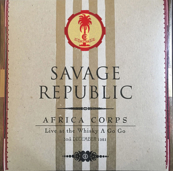 Savage Republic – Africa Corps Live at the Whisky a Go Go 30TH December 1981 (Clear Transluscent Vinyl) 🇺🇸
