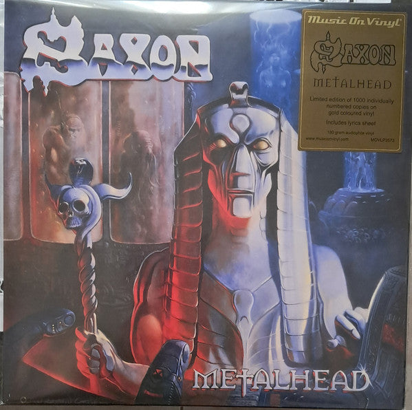Saxon – Metalhead (Gold Vinyl/180G/Numbered) 🇺🇸