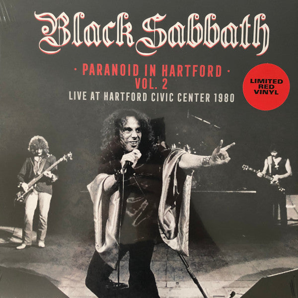 Black Sabbath – Paranoid in Hartford VOL. 2 (Red Vinyl) 🇺🇸
