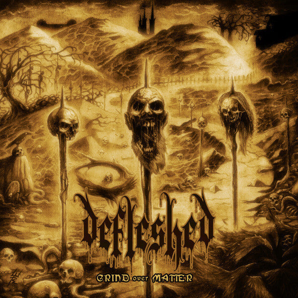 Defleshed – Grind Over Matter (Smokey Grey & Black Swirl Vinyl) 🇺🇸