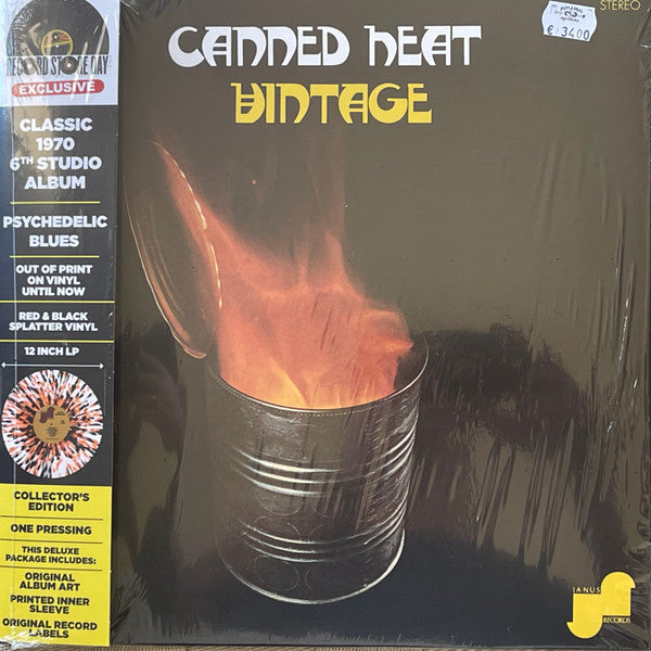 Canned Heat – Vintage (Deluxe/Orange/Black/White Psychedelic Splatter Vinyl) (RSD) 🇺🇸