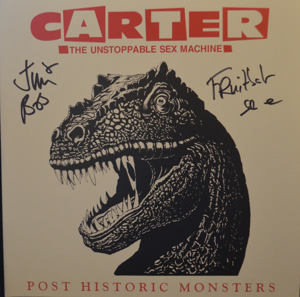 Carter the Unstoppable Sex MacHine – Post Historic Monsters (Red & Clear Vinyl) 🇺🇸