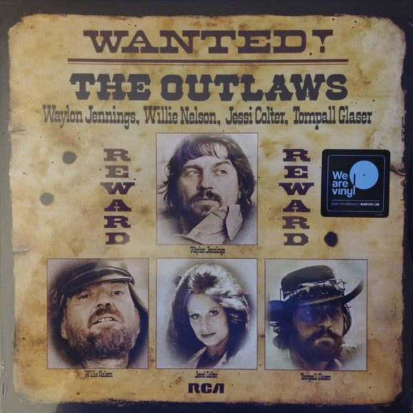 Waylon, Willie Nelson, Jessi Colter & Tompall Glaser Jennings – Wanted! the Outlaws (150G/DL Insert) 🇺🇸