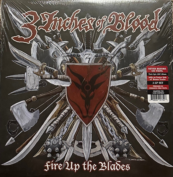 3 Inches of Blood – Fire up the Blades (Expanded) (Crimson Fire Vinyl/2LP) 🇺🇸