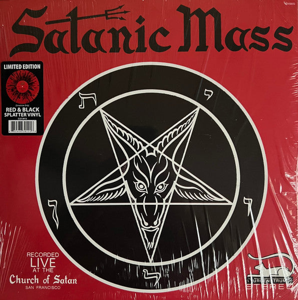 Anton Lavey – Satanic Mass (Red/Black Splatter Vinyl) 🇺🇸