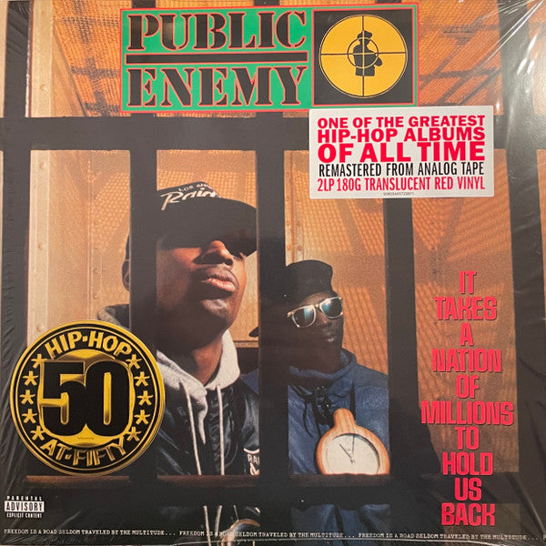 Public Enemy – It Takes a Nation of Millions to Hold US Back (35TH Anniversary) (Translucent Ruby Red Vinyl/2LP) 🇺🇸