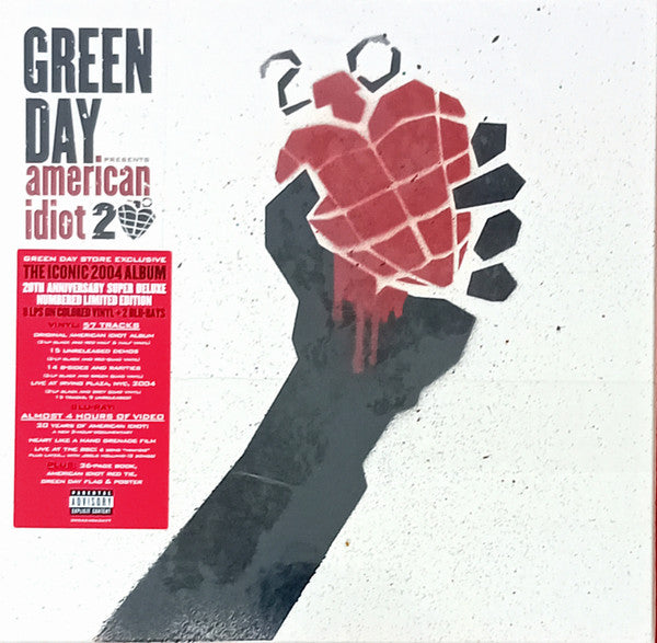 Green Day – American Idiot (20TH Anniversay/Deluxe SET/8-color Vinyl/Blu-ray) 🇺🇸