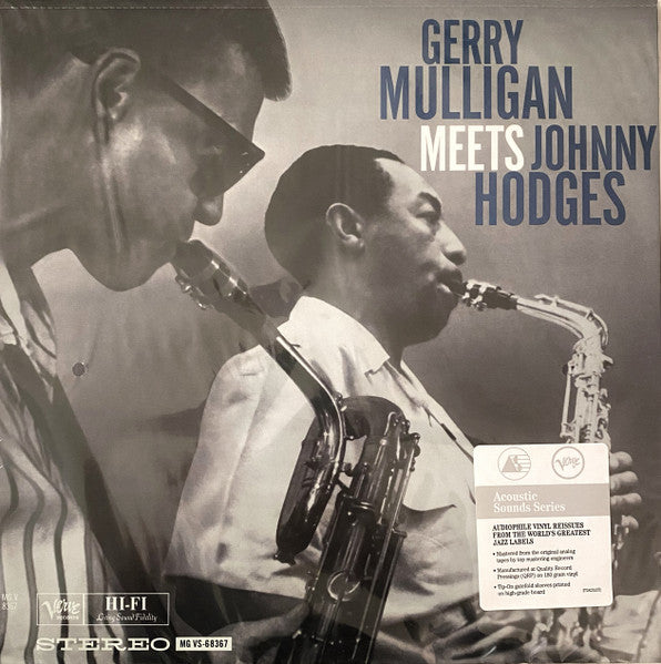 Gerry & Johnny Hodges Mulligan – Gerry Mulligan Meets Johnny Hodges (Verve Acoustic Sounds Series) (180G) 🇺🇸