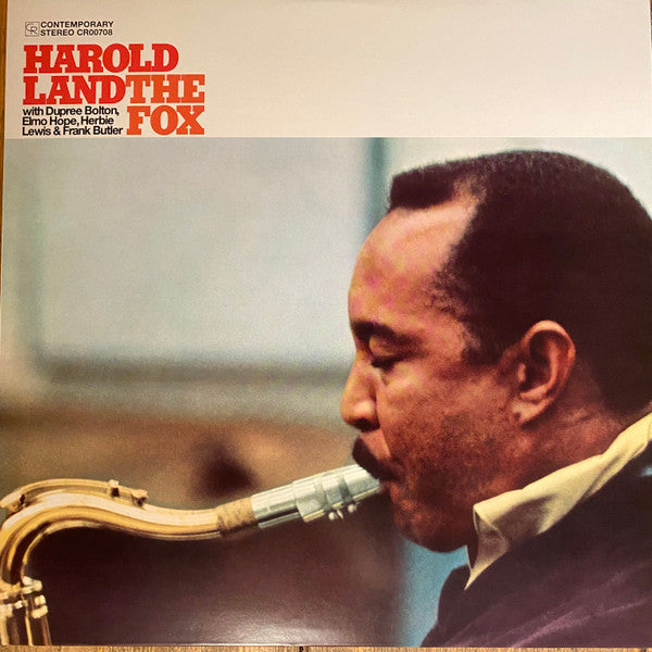 Harold Land – Fox (Contemporary Records Acoustic Sounds Series) 🇺🇸