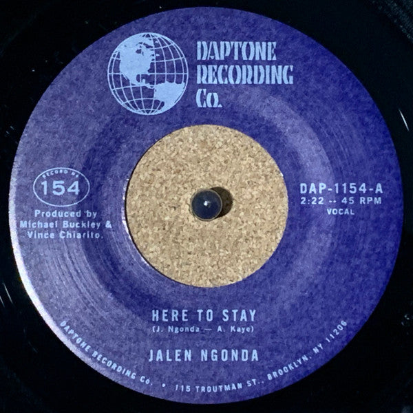 Jalen Ngonda – Here to Stay B/W If You Don't Want My Love 🇺🇸