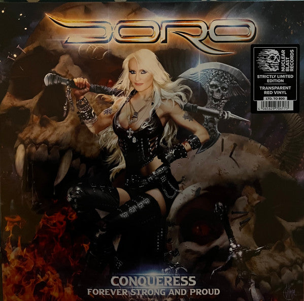Doro – Conqueress - Forever Strong & Proud (Clear/Red Vinyl/2LP) 🇺🇸
