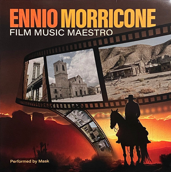 Mask – Ennio Morricone - Film Music Maestro (Transparent Red & Black Mixed Vinyl/180G) 🇺🇸