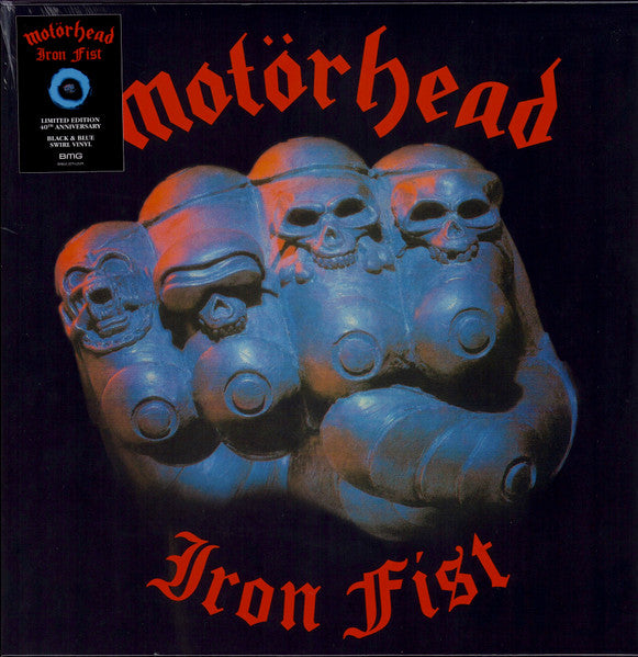 Motorhead – Iron Fist (Black & Blue Swirl Vinyl) 🇺🇸