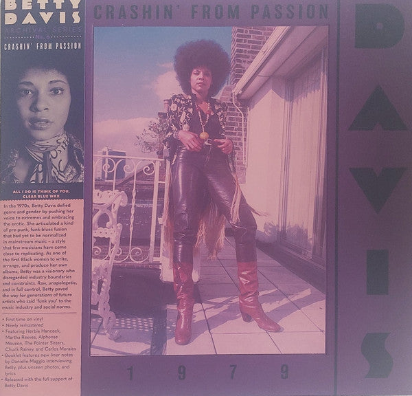 Betty Davis – Crashin' from Passion (Coloured Vinyl) 🇺🇸
