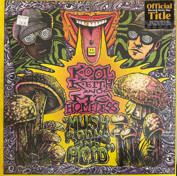 Kool Keith & MC Homeless – Mushrooms & Acid (Eco-mix Color Vinyl) (RSD) 🇺🇸