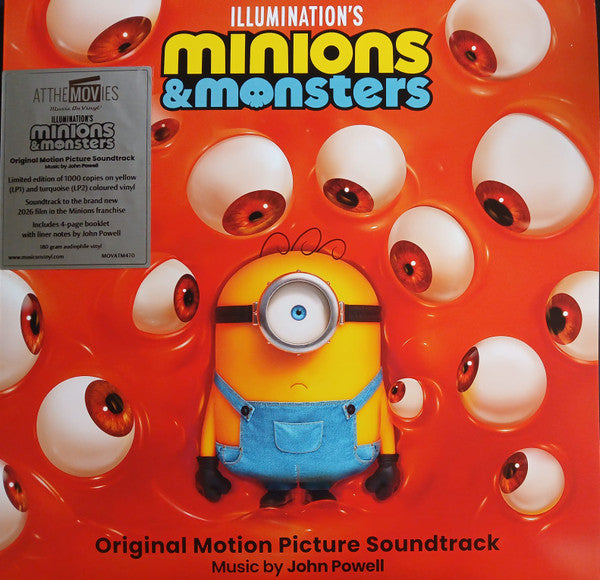 John Powell – Minions & Monsters (OST) (Yellow/Turquoise Vinyl/2LP/180G) 🇺🇸