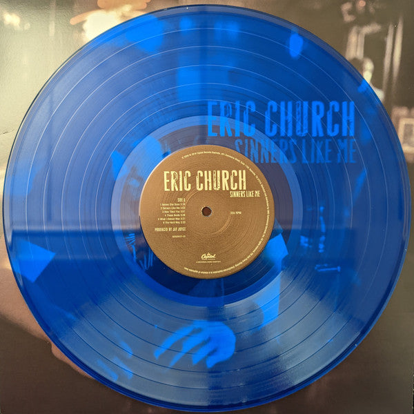 Eric Church – Sinners Like Me (Blue Vinyl) 🇺🇸