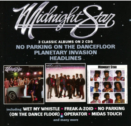 Midnight Star – No Parking on the Dancefloor / Planetary Invasion / Headlines [CD Nuevo] 💿 🇺🇸