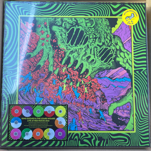 King Gizzard & the Lizard Wizard – Live at Red Rocks '22 (12LP/Color Vinyl BOX SET) 🇺🇸