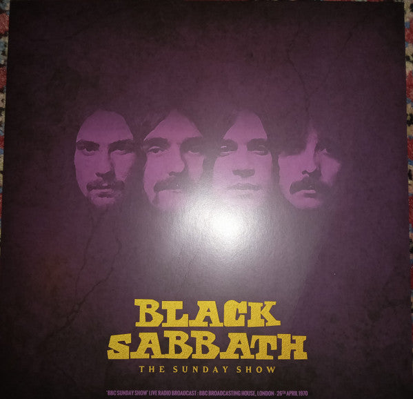Black Sabbath – Sunday Show - Bbc Broadcasting House. London (Special Edition) (Yellow Vinyl) 🇺🇸
