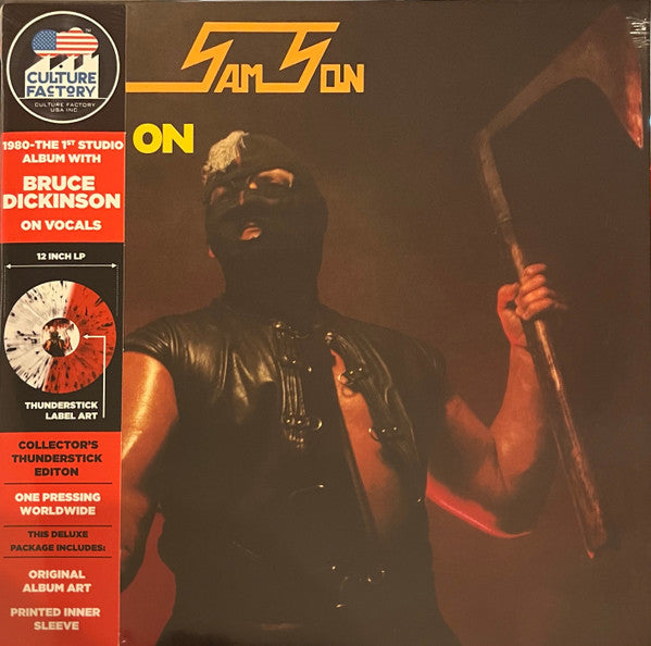 Samson – Head on (Red/Clear Splatter Effect Vinyl) 🇺🇸