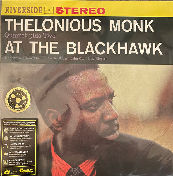 Thelonious Quartet Plus Two Monk – At the Blackhawk (180G) 🇺🇸