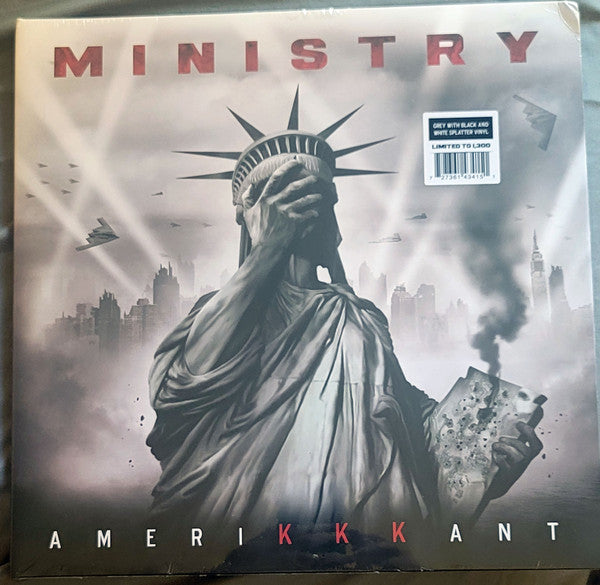 Ministry – Amerikkkant (Grey W/ Black & White Splatter Vinyl) 🇺🇸