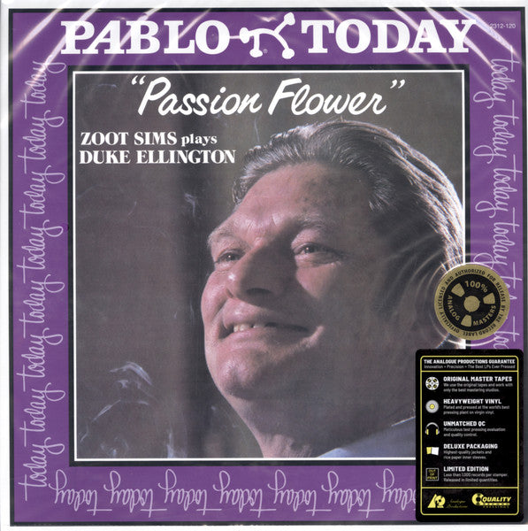 Zoot Sims – Passion Flower (Zoot Sims Plays Duke Ellington) (180G) 🇺🇸