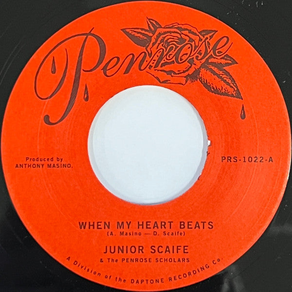 Junior Scaife – When My Heart Beats B/W Moment to Moment 🇺🇸