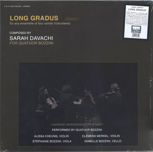 Sarah Davachi – Long Gradus (2LP) 🇺🇸