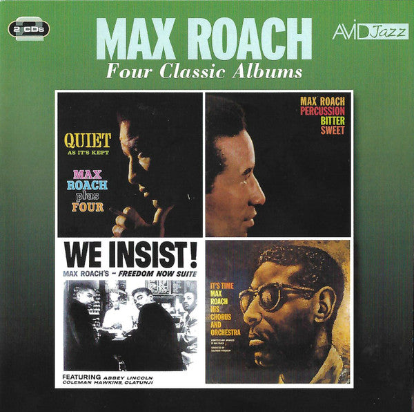 Max Roach – Quiet as It's Kept / Percussion Bittersweet / We Insist Freedom Suite / It's Time [CD Nuevo] 💿 🇺🇸