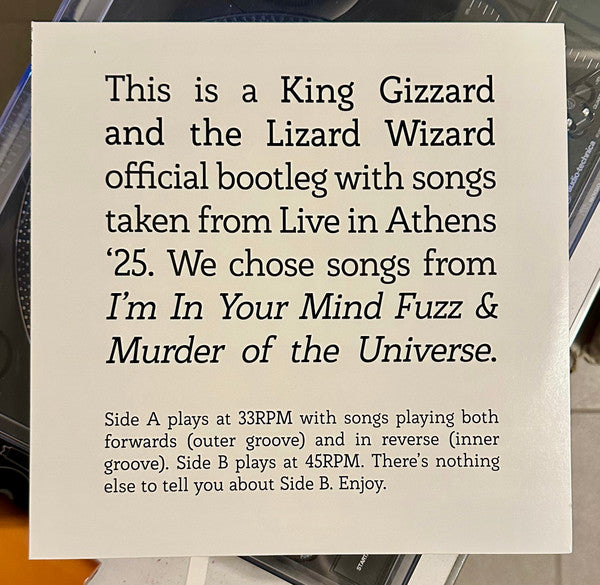 King Gizzard & the Lizard Wizard – Songs from I'm in Your Mind Fuzz & Murder of the Universe Live in Athens '25 🇺🇸