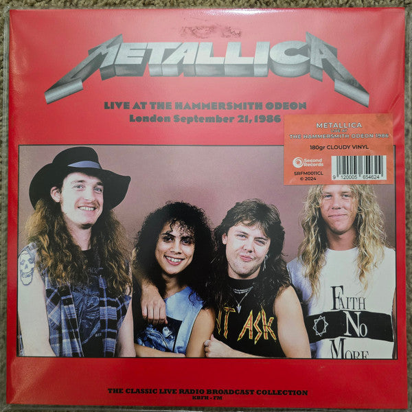 Metallica – Live at the Hammersmith Odeon. London 1986 (Red Cloudy Vinyl) 🇺🇸
