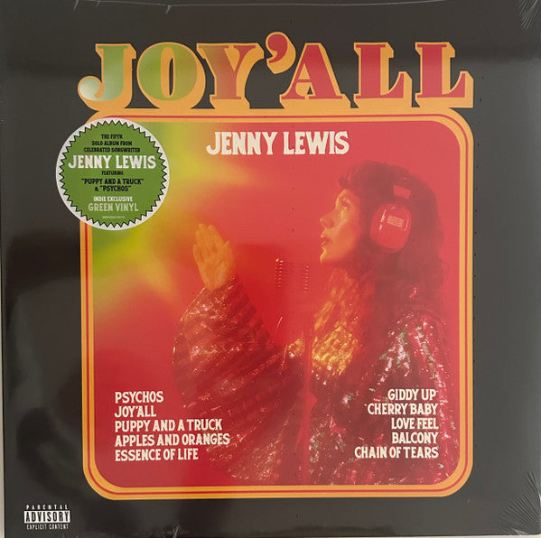 Jenny Lewis – Joy'all (X) (Green Vinyl) (I) 🇺🇸