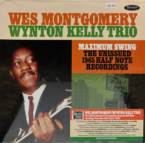 Wes; Wynton Kelly Trio Montgomery – Maximum Swing: the Unissued 1965 Half Note Recordings (3LP/180G) (RSD) 🇺🇸