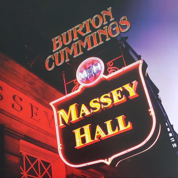 Burton Cummings – Massey Hall (Red Vinyl/2LP) 🇺🇸