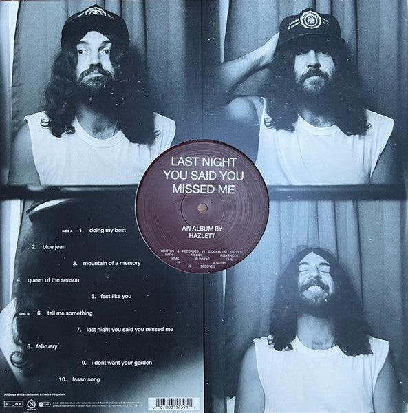 Hazlett – Last Night You Said You Missed Me (Red & Black Vinyl/140g) 🇺🇸