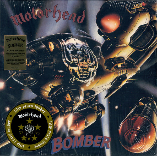 Motorhead – Bomber (Dark Blue & Black Splatter Vinyl) (I) 🇺🇸