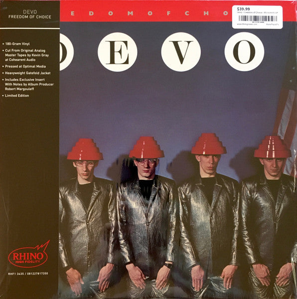 Devo – Freedom of Choice (180G) (Rocktober) 🇺🇸