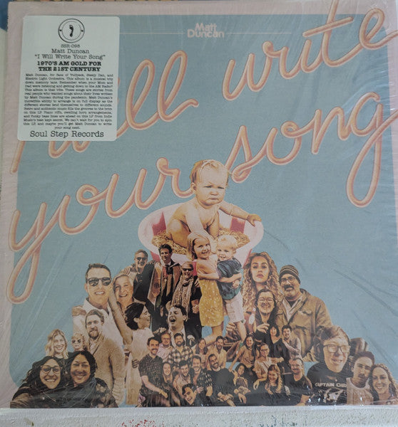 Matt Duncan – I Will Write Your Song: VOL. 1 (Peach Vinyl) 🇺🇸