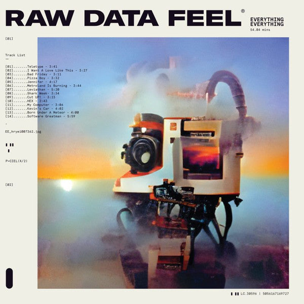 Everything Everything – Raw Data Feel (Clear Vinyl) 🇺🇸