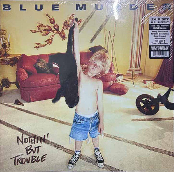Blue Murder – Nothin but Trouble (Remastered) (Blue W/ Black Cat Swirl Vinyl/2LP) 🇺🇸