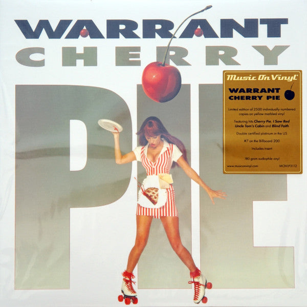 Warrant – Cherry Pie (Yellow Vinyl/180G) 🇺🇸