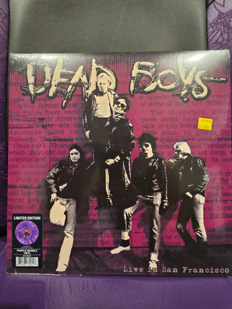 Dead Boys – Live in San Francisco (Purple Marble Vinyl) 🇺🇸