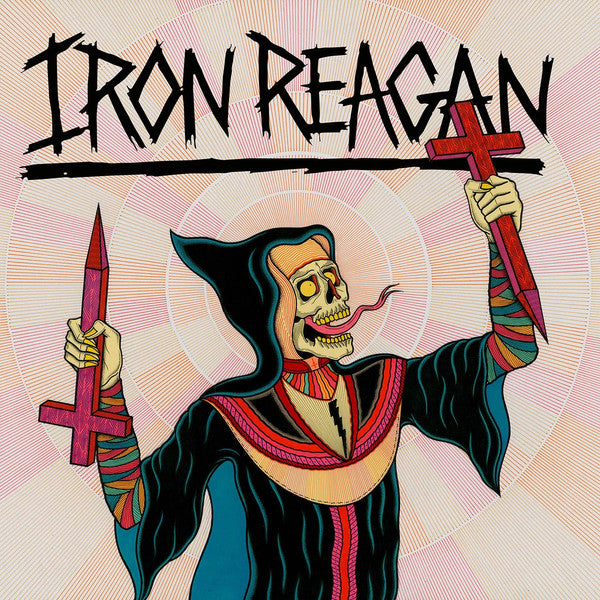 Iron Reagan – Crossover Ministry (Milky Clear W/ Rainbow Splatter Vinyl) 🇺🇸