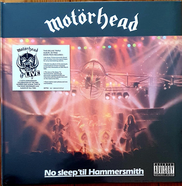 Motorhead – No Sleep 'Til Hammersmith (X) (3LP) 🇺🇸