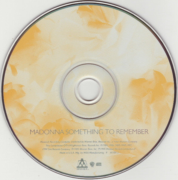 Madonna – Something To Remember [CD Usado] 💿